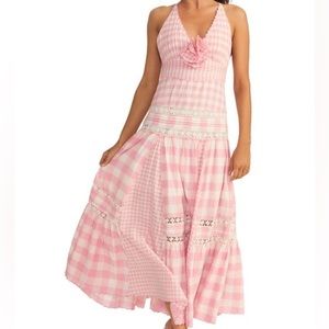 BNWT Loveshackfancy Roan Gingham Maxi Dress